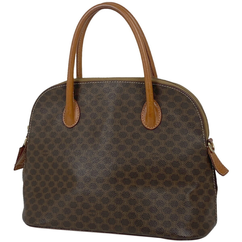 Celine Macadam Pattern All Over Canvas Handbag Br… - image 1